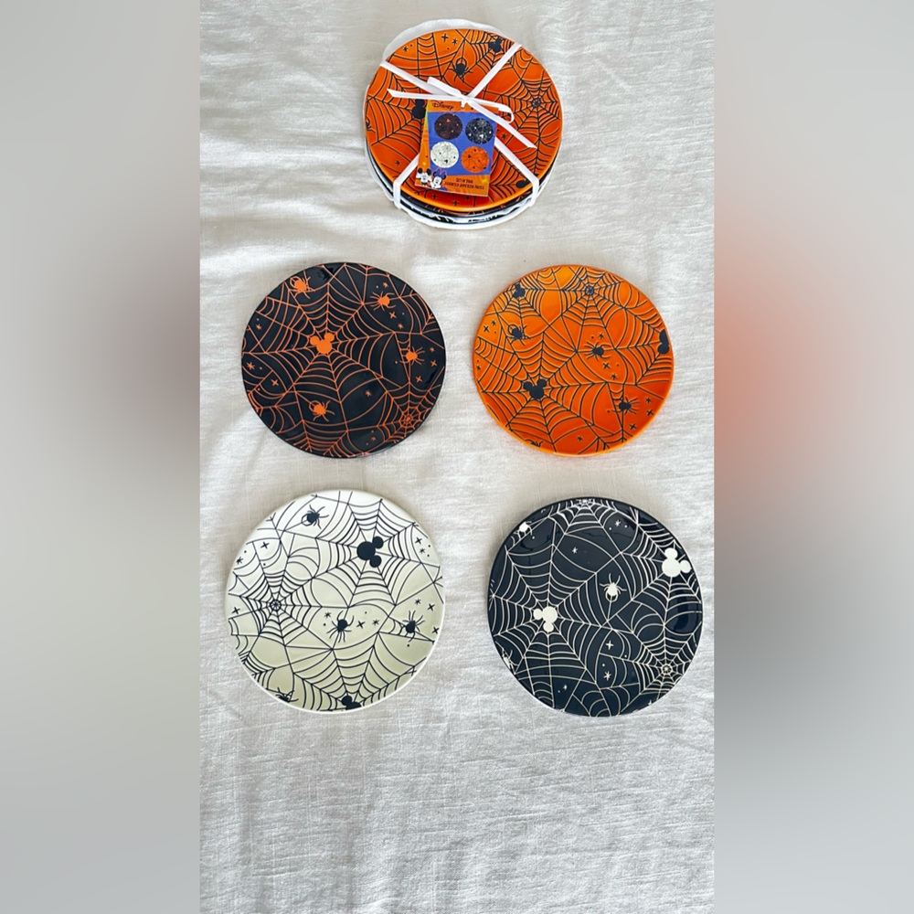 Halloween Disney Mickey Mouse Appetizer Plates